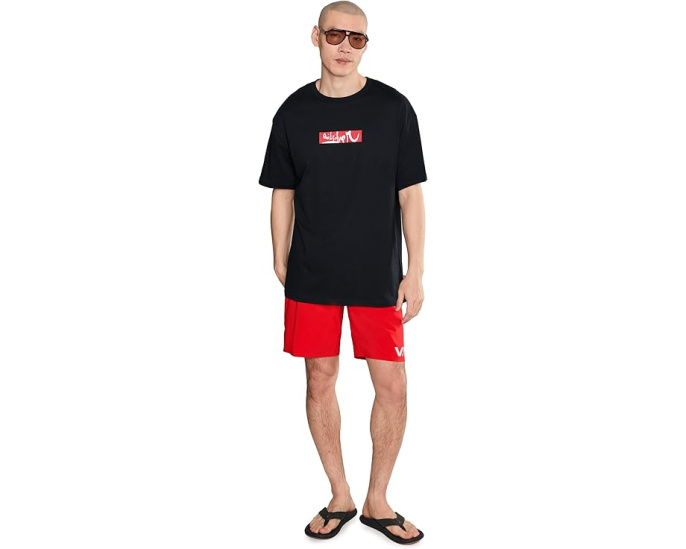 VA LG Trunks от RVCA плавательные шорты красные