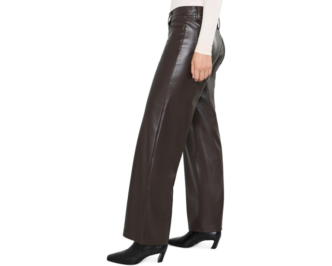 Брюки Joe's Jeans The Leather Lou Lou кожаные широкие