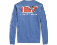 Детская футболка с длинным рукавом и карманом Vineyard Vines