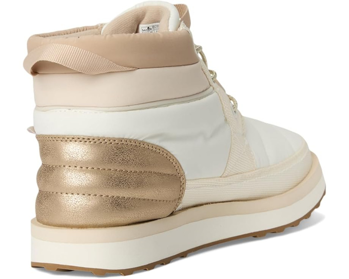 Кроссовки Sanuk Puffy Chiller Mid 2 Glam на шнурках с эластичными петлями