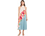 Платье Adrianna Papell Floral Pleated Chiffon с цветочным принтом