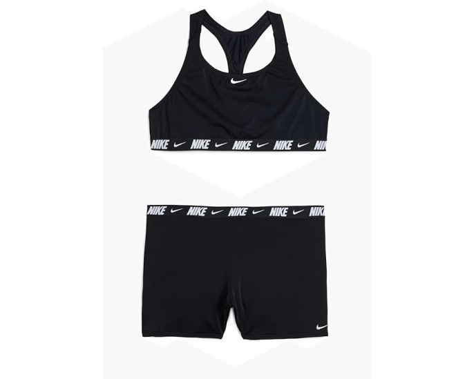 Детский комплект Nike Kids из бикини и шорт с логотипом и рейсербэком