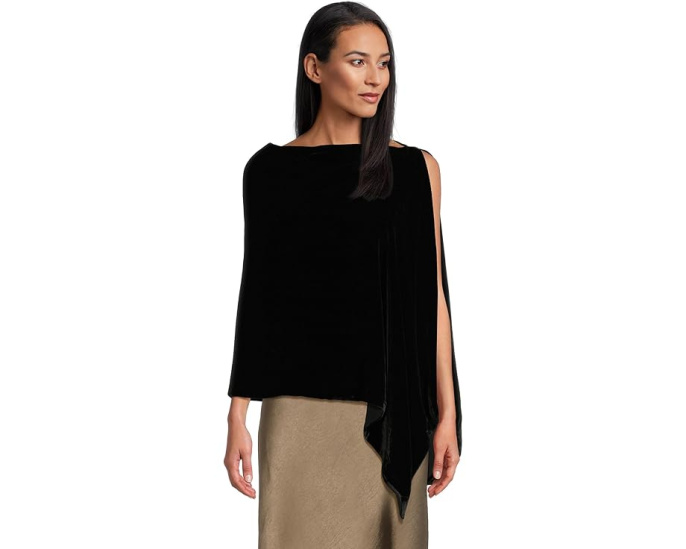 Бархатное пончо Eileen Fisher для изысканного образа