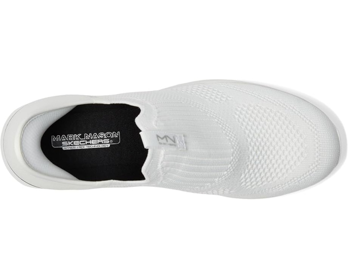 SKECHERS A-Wedge слипоны на танкетке с технологией Memory Foam