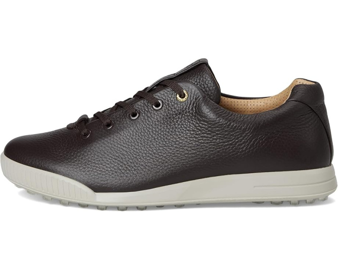 Водонепроницаемые гольф-кроссовки ECCO Golf Street Retro Hybrid с кожаным верхом