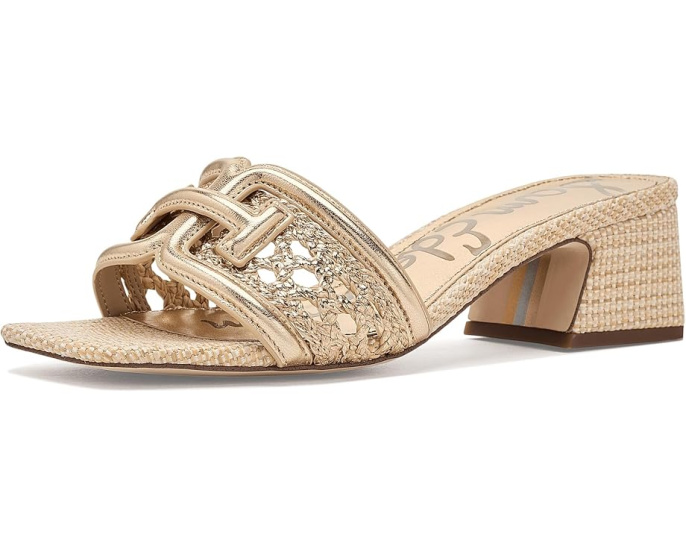 Сандалии Sam Edelman Waylon Weave с плетеным узором и квадратным каблуком
