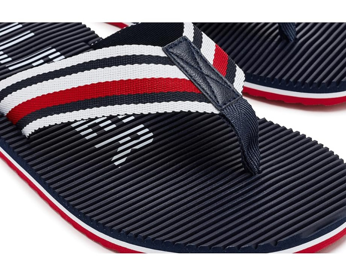 Сандалии Tommy Hilfiger Donom с текстильными ремешками и круглым носком