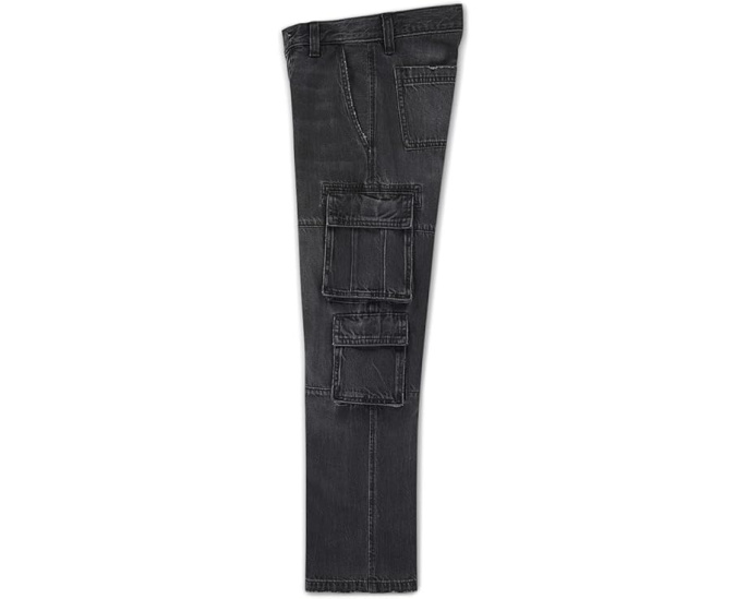 Джинсовые брюки карго Abercrombie & Fitch Baggy Denim с регулируемым поясом