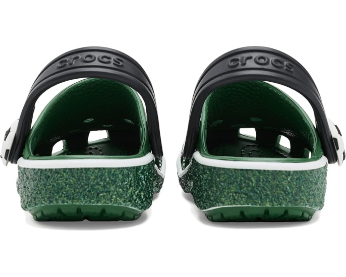 Crocs спортивные сабо Classic для малышей с футбольным принтом