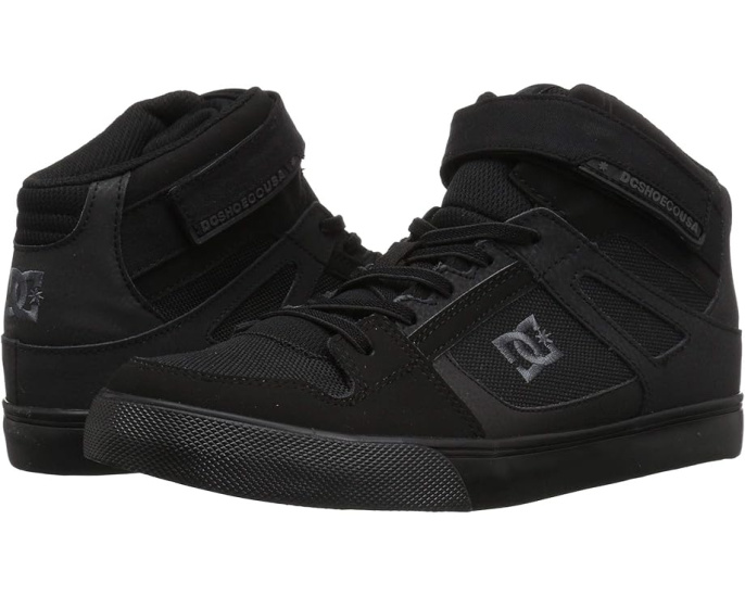 Кроссовки DC Kids Pure High-Top EV с вулканизированной подошвой для скейтбординга