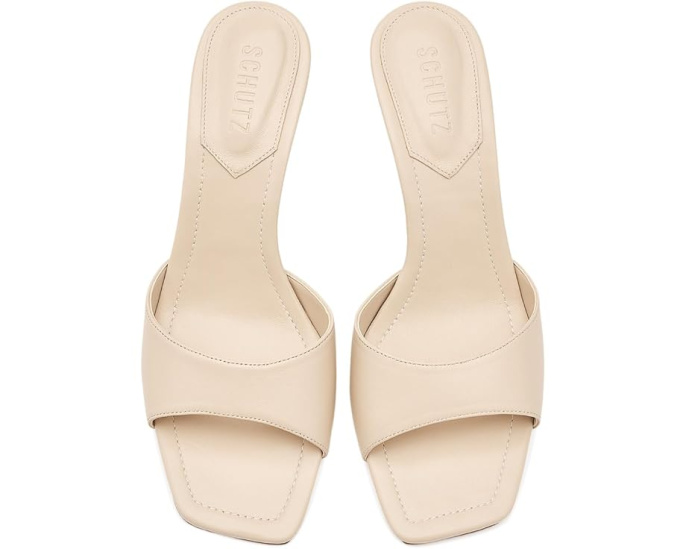 Сандалии Schutz Leena Bamboo на каблуке из натуральной кожи
