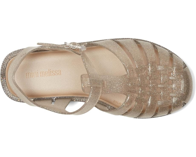 Детские блестящие сандалии Mini Melissa Possession Shiny с блестками