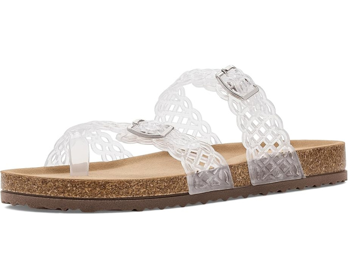 Сандалии Beach с блестящими ремешками от Steve Madden
