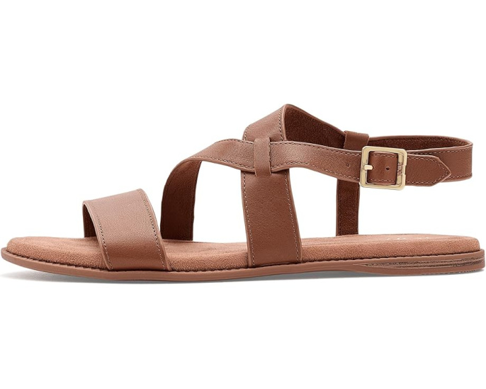 Сандалии TOMS Mar на мини-платформе с асимметричным ремешком