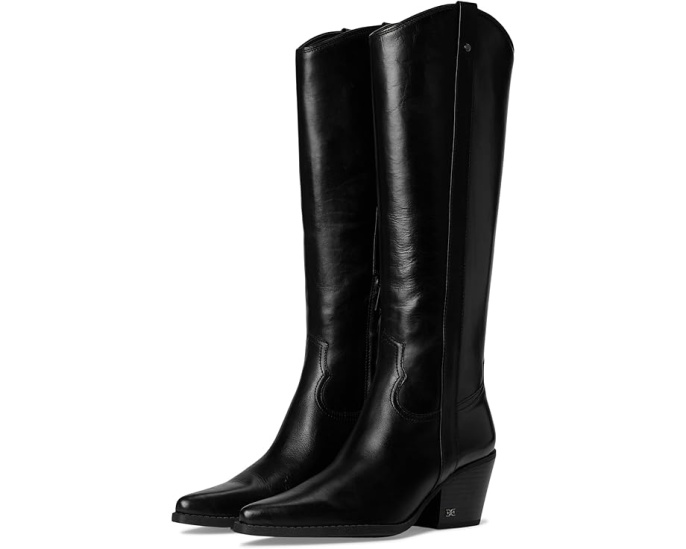 Сапоги Sam Edelman Wyatt до колена с острым носком и молнией
