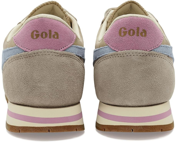 Кроссовки Gola Daytona Blaze с блестящими полосками и кожаным верхом
