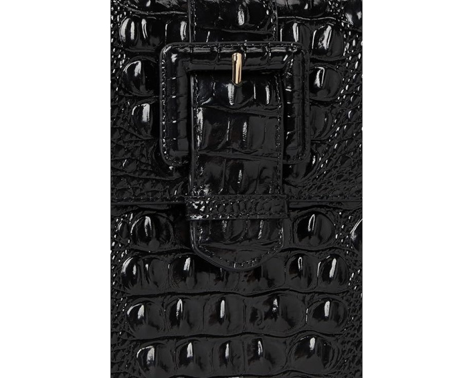 Сумка кроссбоди Brahmin Melbourne Small Hallie из кожи с откидным клапаном