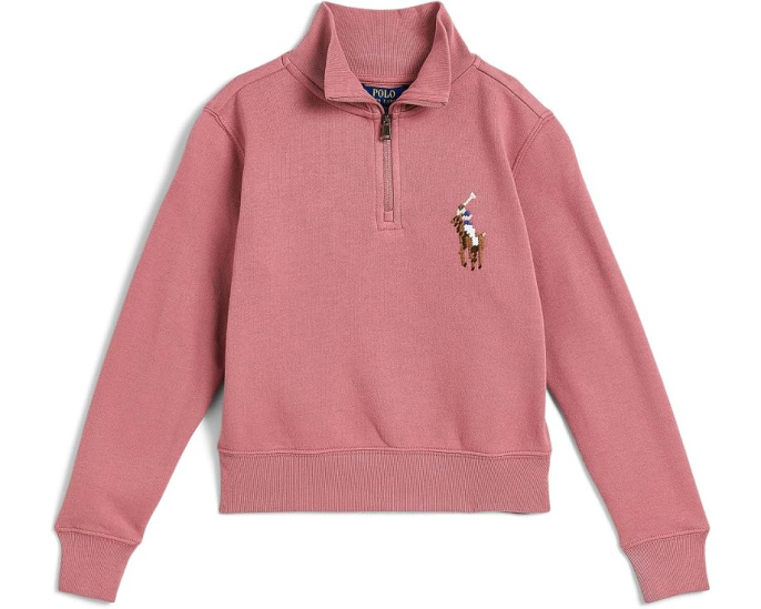 3/4 Zip Fleece Pullover (Big Kid)