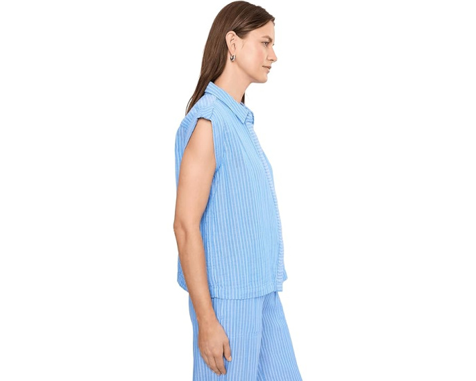 Рубашка Striped Gauze Resort из полосатого газа NIC+ZOE