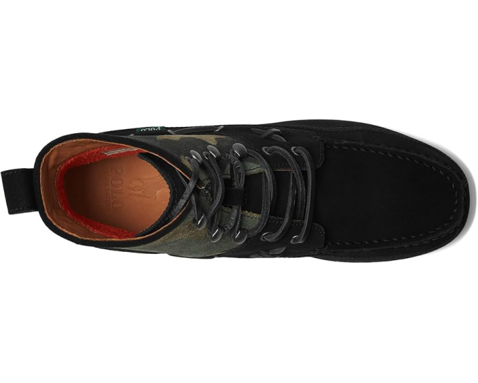Ботинки Ranger Mid Camo Suede Boot Polo Ralph Lauren с камуфляжем и замшей