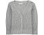 Girls' Uniform Ribbed Boyfriend Cardigan