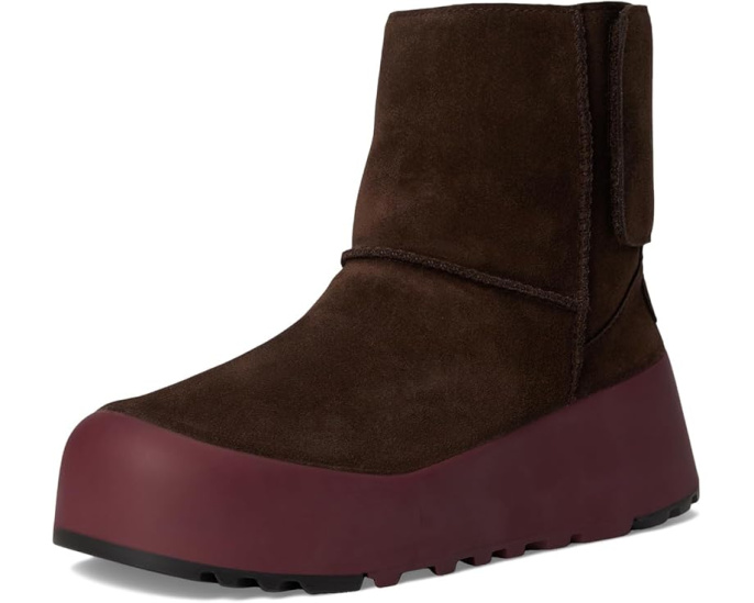 Ботинки Classic Streetscape UGG на платформе. Водоотталкивающий замш и шерстяная подкладка
