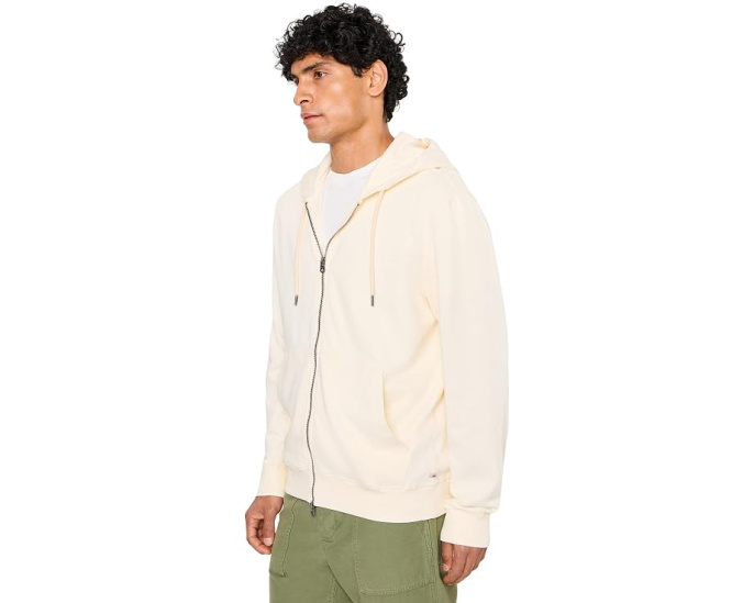Faherty худи Oceanside Fleece на молнии из органического хлопка