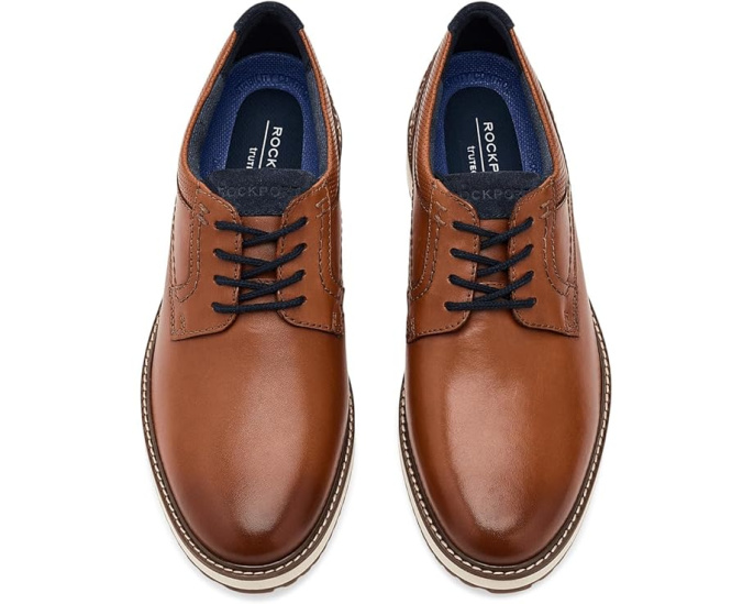 Кеды Rockport Criss из черной кожи с перфорацией