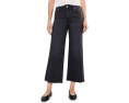 Anessa With Twisted Outseam Panel Raw Hem In Ink Black