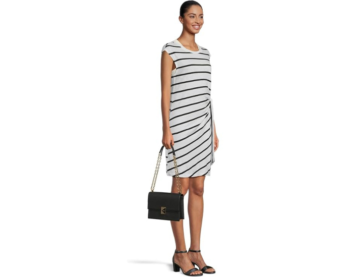 Плечевая сумка Kate Spade New York Deco с цепным ремнем из тисненой кожи