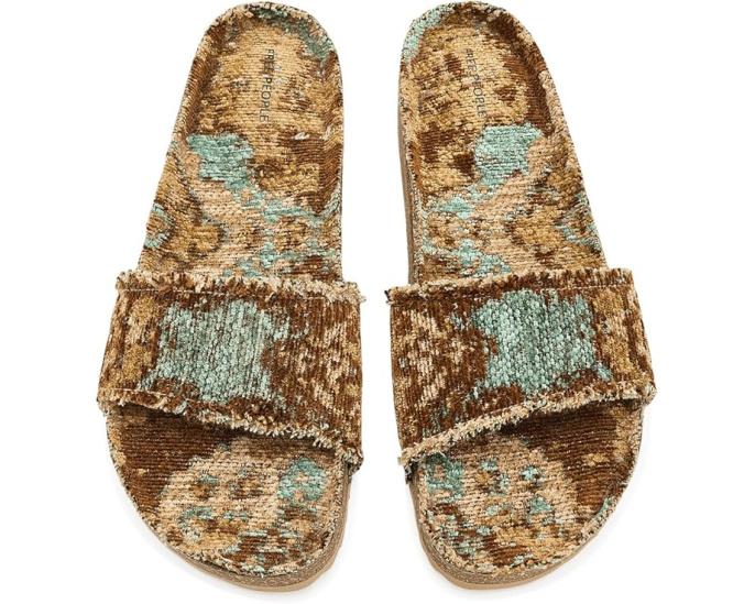 Сандалии Woven Wonders Footbed от Free People с текстильным верхом