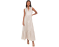 Sleeveless Tiered Ruffle Maxi with Smocked Waist