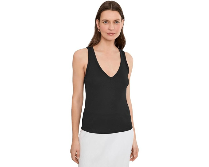 Michael Stars топ Ivara Racerback Black