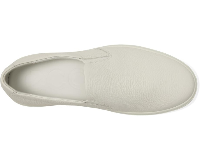 Кроссовки ECCO Soft 60 Slip-On с мягкой зернистой кожей