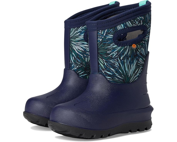 Детские резиновые сапоги Bogs Neo Classic Firework Floral с утеплением Neo-Tech