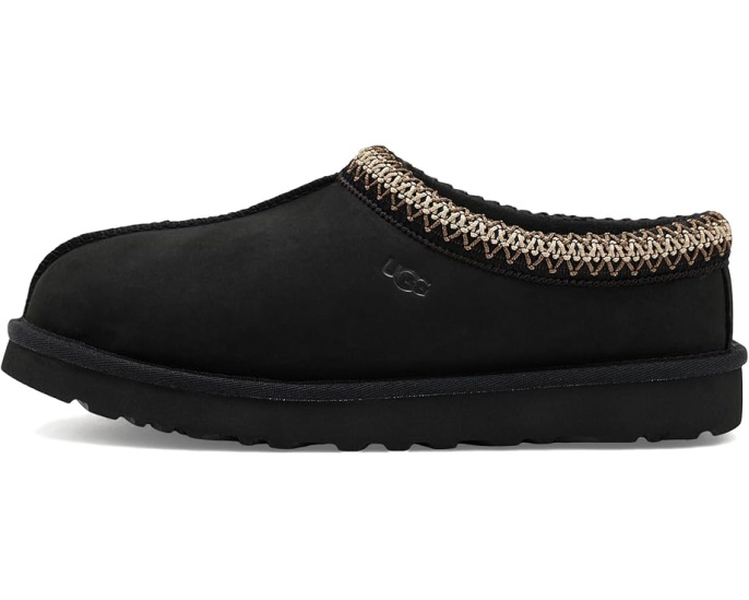 Слипоны UGG Tasman из нубука с мехом внутри