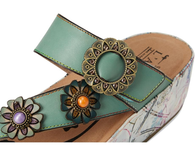Сандалии Blissbloom на платформе с цветочным декором L'Artiste by Spring Step