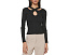 Свитер DKNY Long Sleeve Rib Lurex Cutout с вырезом