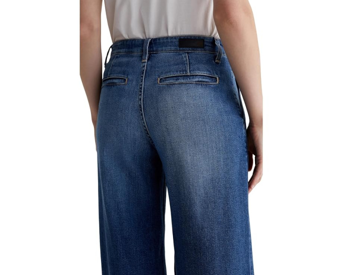 AG Jeans брюки палаццо Stella Wide Leg с защипами в стиле Прованс