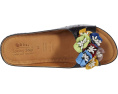 Сандалии Spring Step Flowerchild с кожаными цветами и перфорированным верхом