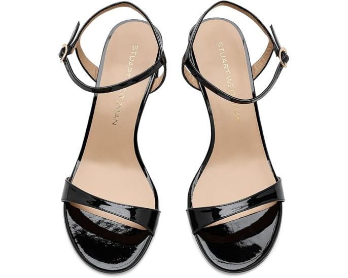Туфли Stuart Weitzman Babette 60 на квадратном каблуке с ремешком