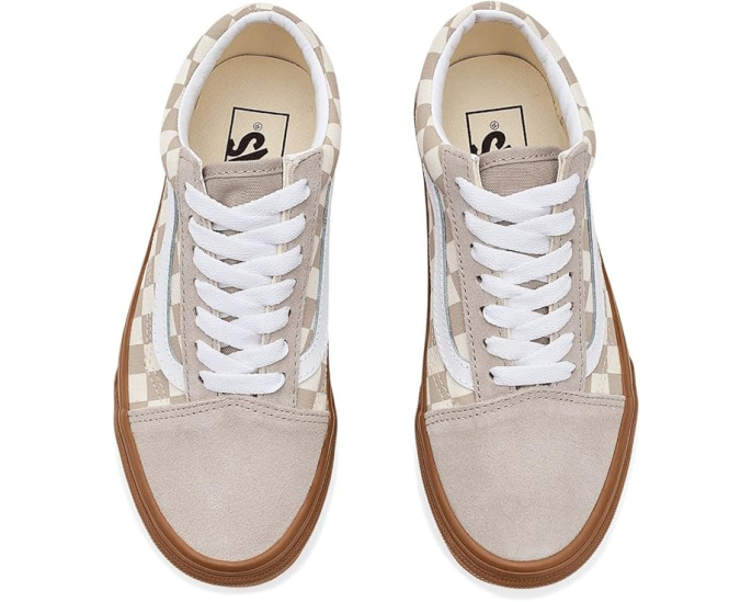 Кроссовки Vans Kids Old Skool низкие из замши и хлопка