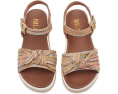 Детские сандалии Mia Kids Sitkha на танкетке из льна с бантом