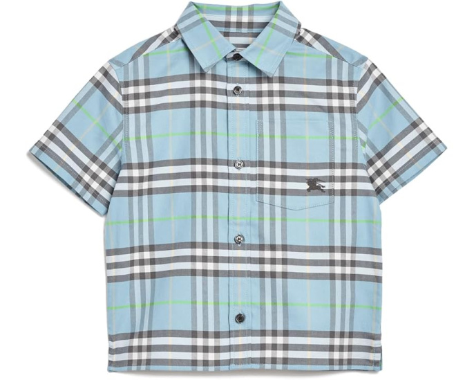 Детская рубашка Billy Check Burberry Kids