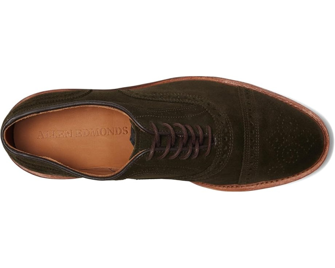 Оксфорды Allen Edmonds Strandmok Cap Toes с перфорацией
