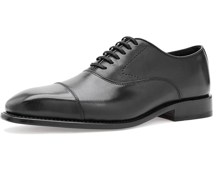 Johnston & Murphy Ashton Cap Toe туфли кэп-тое из натуральной зернистой кожи