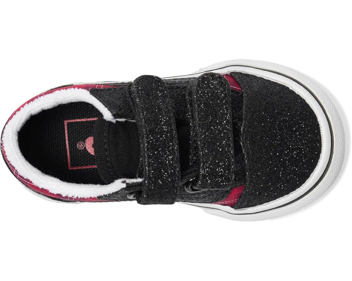 Кроссовки Vans Kids Old Skool V для детей на липучках с усиленным мыском