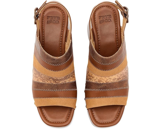 Сабо FRYE AND CO. Wylie Patchwork с блочным каблуком