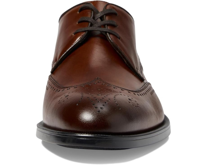 Оксфорды Johnston & Murphy Flynch Wing Tip из кожи со стеганым носком