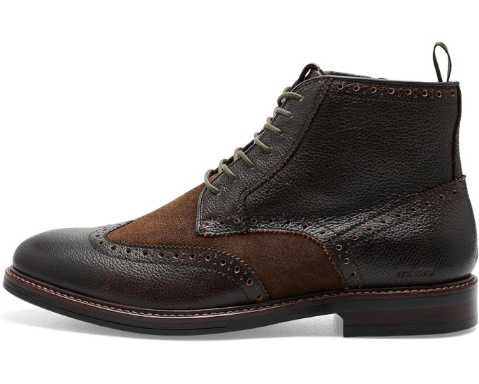 Johnston & Murphy ботинки XC+ Durham Wingtip из кожи и замши